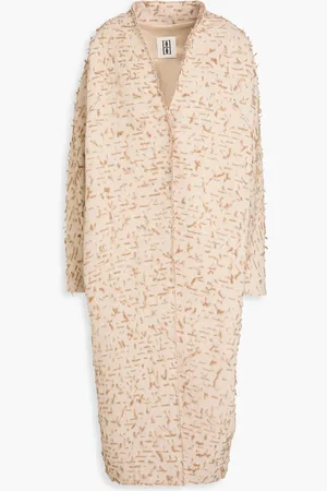 By Malene Birger Pomezia Mantel aus Wolle mit Fil Coupé - Neutral - DE 36