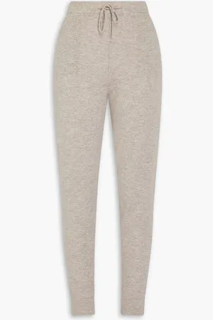 LE KASHA Track Pants aus meliertem Kaschmir - Neutral - L