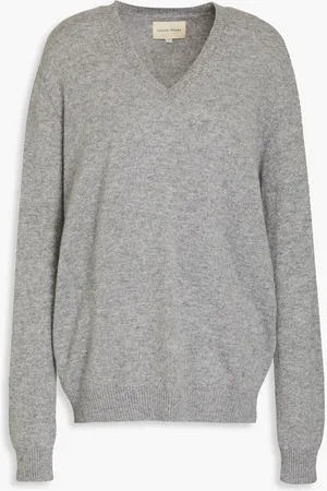 Loulou Studio Melierter Kaschmirpullover - - XL
