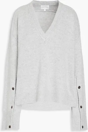 Loulou Studio Pullover aus einer Woll-Kaschmirmischung - Grau - M