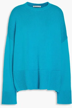 AUTUMN CASHMERE Pullover aus Baumwolle - Blau - M