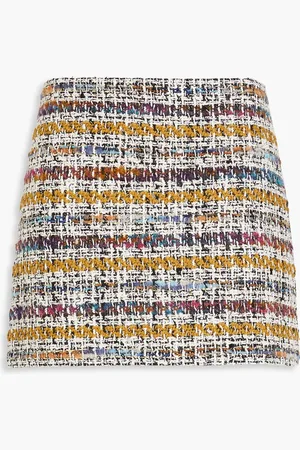 ALICE+OLIVIA Alice Olivia - Elana Minirock aus Tweed mit Pailletten - - US 10