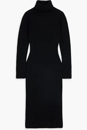 &Daughter Simone Midikleid aus Wolle mit Rollkragen - - S