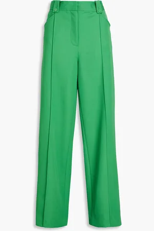 3.1 Phillip Lim Hose mit weitem Bein aus Woll-Twill - - US 00