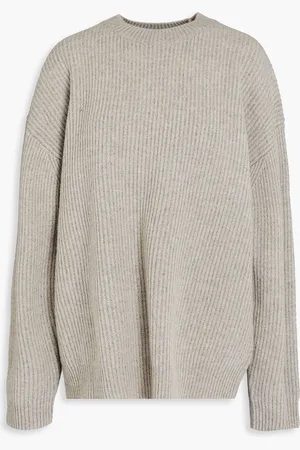 RE/DONE Pullover aus gerippter Wolle - Grau - XS