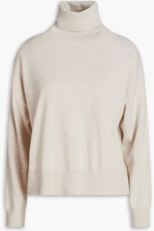 N.PEAL Rollkragenpullover aus Kaschmir - Grau - L