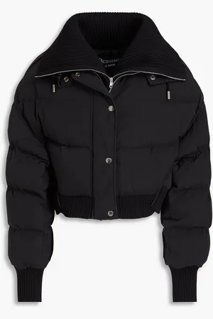Jacquemus La Doudoune mehrlagige Jacke aus gestepptem Shell und Rippstrick - - FR 42