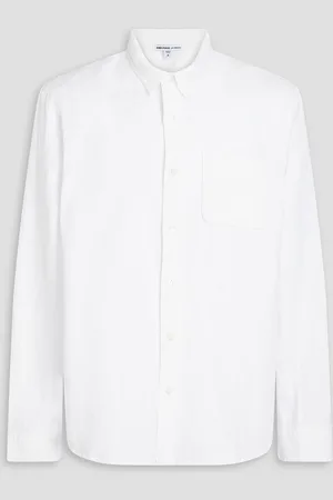 James Perse Hemd aus Twill aus einer Baumwoll-Leinenmischung - - 5
