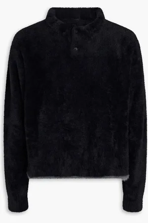 Jacquemus Pullover aus gebürstetem Strick mit Polokragen - - XL