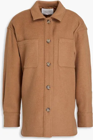 Frame Jacke aus Filz mit Stickereien - Neutral - L