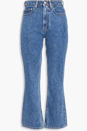 Ganni Hoch sitzende Cropped Bootcut-Jeans - Blau - 32W/ 34L