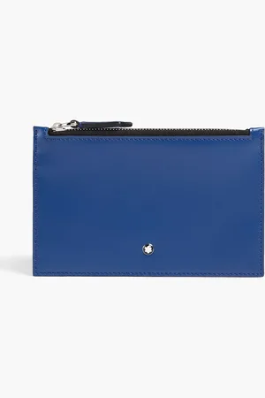Montblanc Kartenetui aus Leder - Blau - OneSize