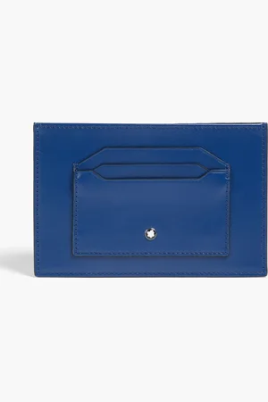 Montblanc Kartenetui aus Leder - Blau - OneSize
