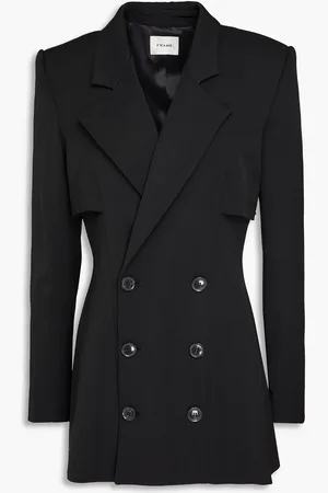 Frame Doppelreihiger Blazer aus einer Wollmischung - - US 4