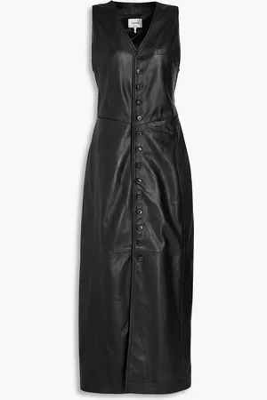 Frame Midikleid aus Leder - - L