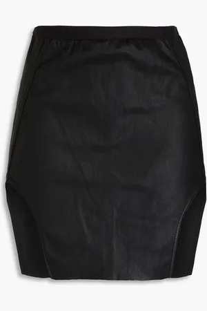 Rick Owens Diana Minirock aus einer Ledermischung - - IT 42
