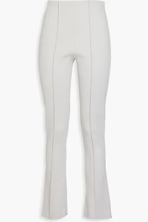 Giorgio Armani Bootcut-Hose aus Stretch-Strick - Grau - IT 44