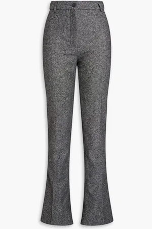 Acne Studios Bootcut-Hose aus Tweed - Grau - DE 34