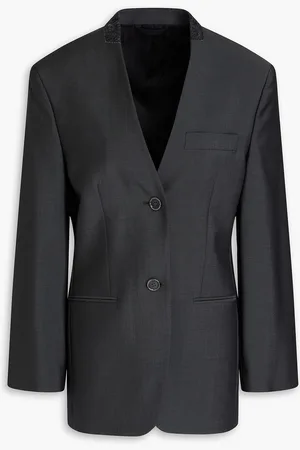 Acne Studios Blazer aus einer Woll-Mohairmischung - Grau - DE 32