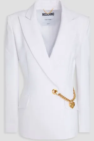 Moschino Blazer aus Crêpe mit Kettenverzierung - - IT 42