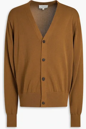 STUDIO NICHOLSON Celio Cardigan aus Baumwolle - Braun - L
