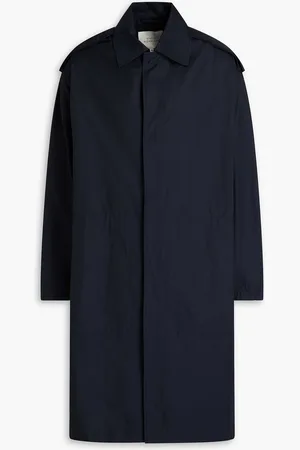 STUDIO NICHOLSON Marques Mantel aus Twill aus einer Baumwollmischung - Blau - S