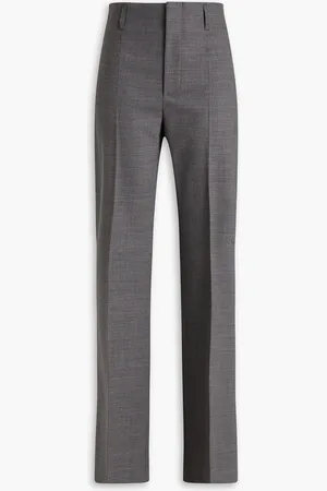 Serafini Hose mit geradem Bein aus Webstoff - Grau - IT 48