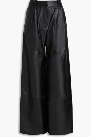ZIMMERMANN Lederhose mit weitem Bein - - 0