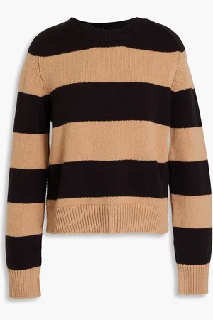 &Daughter Wollpullover mit Streifen - Braun - L