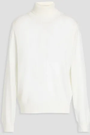 &Daughter Rollkragenpullover aus Wolle - Weiß - S