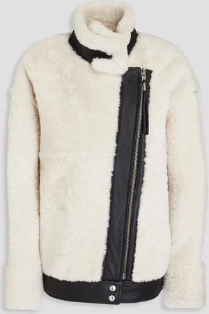 IRO Denmark Jacke aus Shearling - Weiß - FR 36