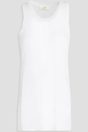 BITE Tanktop aus einer Seiden-Baumwollmischung - Weiß - XS