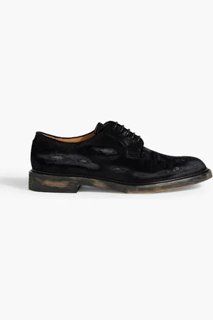 Maison Margiela Derbys aus Samt in Distressed-Optik - - EU 40