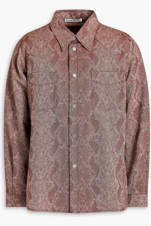 Acne Studios Hemd aus Jacquard - Rot - IT 44