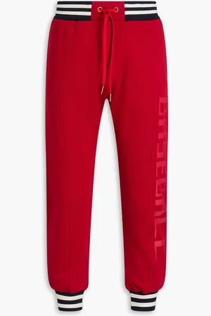 Acne Studios Track Pants aus Baumwollfleece - Rot - XS
