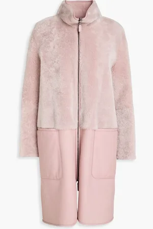 Emporio Armani Wendbare Jacke aus Shearling - Pink - IT 44