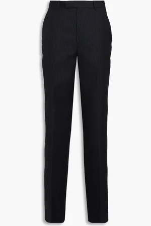 Rohe Karottenhose aus Wolle - Blau - DE 38