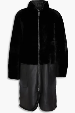 Emporio Armani Wendbarer Mantel aus Shearling - - IT 46