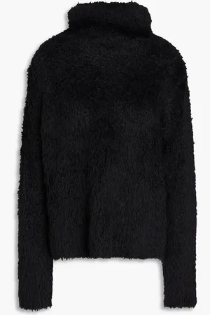 James Perse Rollkragenpullover aus angerautem Strick - - 0