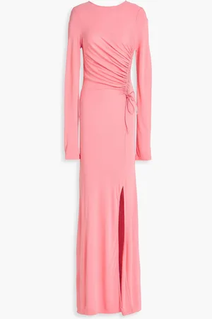 Rohe Gerafftes Maxikleid aus Jersey - - DE 42