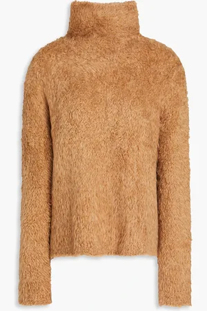 James Perse Rollkragenpullover aus angerautem Strick - Braun - 2