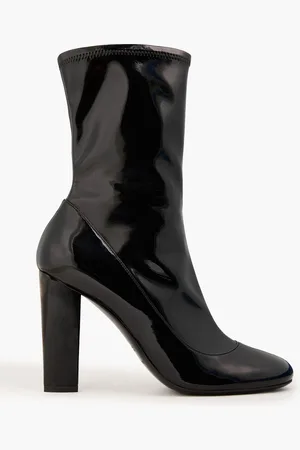 Emporio Armani Ankle Boots aus Lacklederimitat - - EU 40