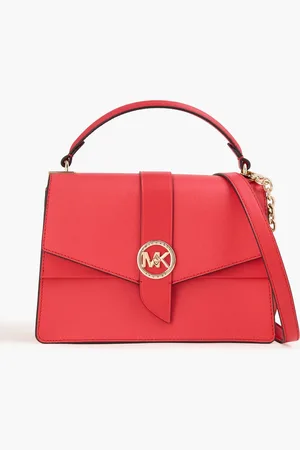 Michael Kors Tote Bag aus strukturiertem Leder - Orange - OneSize