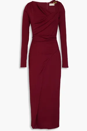 Nicholas Midikleid aus Jersey mit Verzierung und Cut-outs - Lila - US 4