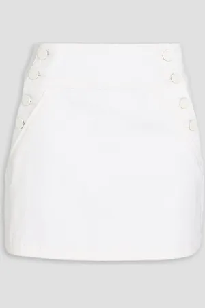 ALICE+OLIVIA Alice Olivia - Minirock aus Denim - Weiß - 27