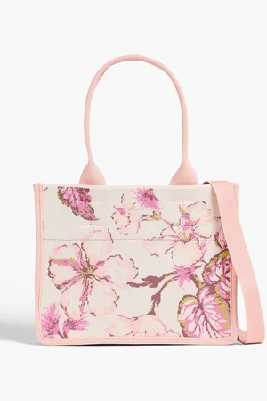 ZIMMERMANN Tote Bag aus Jacquard-Strick - Pink - OneSize