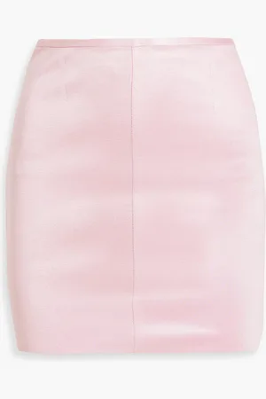 Alexander Wang Minirock aus glänzendem Jersey - Pink - S