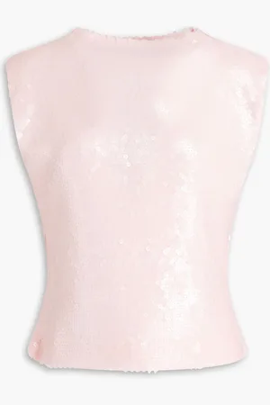 16Arlington Tania Oberteil aus Tüll mit Pailletten - Pink - UK 12