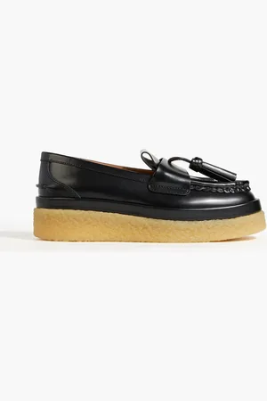 Chloé Jamie Loafers aus Leder mit Plateau und Troddeln - - EU 39