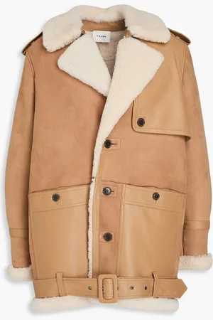 Frame Jacke aus Shearling - Neutral - M
